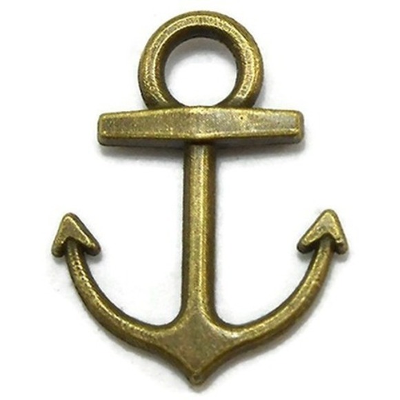 The Unbranded Brand Other - 10pcs Anchor Charms Bronze Tone Metal for jewelry making‎